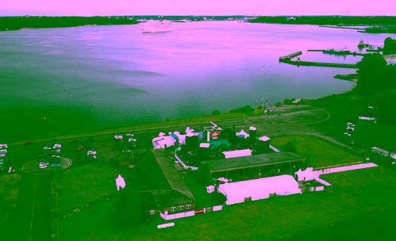 Open-Air-Bühne des Sommertheaters Kiel FAUST auf dem MFG-5-Gelände an der Kieler Förde